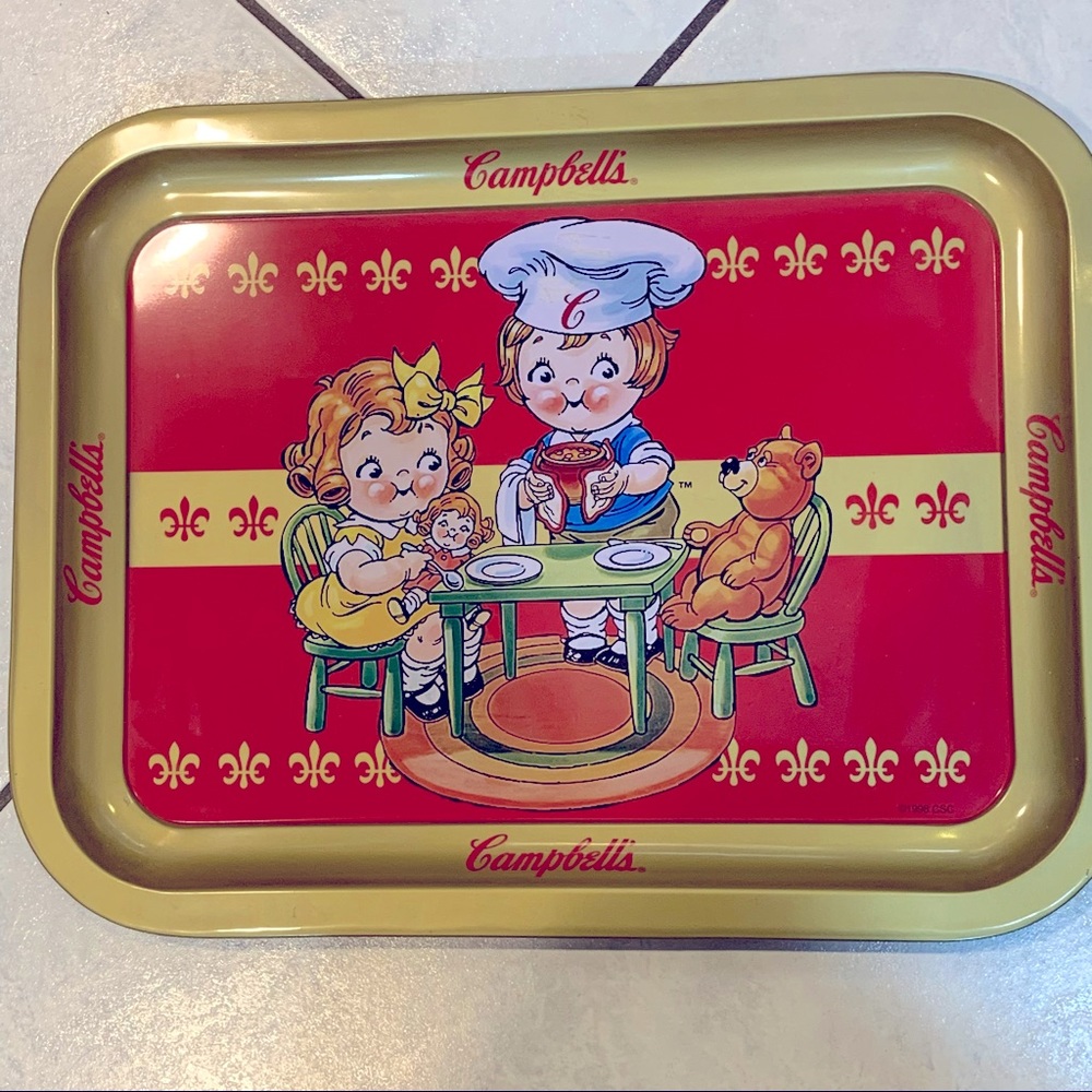 Vintage Campbells Soup Metal Tray